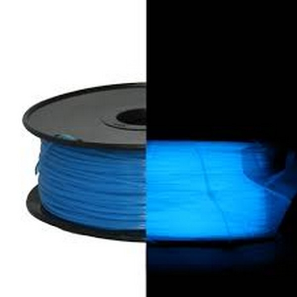 Show details for Compatible PF-ABS-GBU Glow in dark, Glow Blue ABS 3D Filament (1.75mm) Picture of Compatible PF-ABS-GBU Glow in dark, Glow Blue ABS 3D Filament (1.75mm)