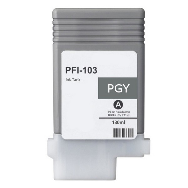Show details for Compatible 2214B001AA (PFI-103PGY) Photo Gray Pigment Inkjet Cartridge (130 ml) Picture of Compatible 2214B001AA (PFI-103PGY) Photo Gray Pigment Inkjet Cartridge (130 ml)