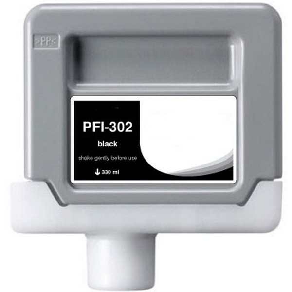 Show details for Compatible 2216B001AA (PFI-302Bk) Black Inkjet Cartridge (330 ml) Picture of Compatible 2216B001AA (PFI-302Bk) Black Inkjet Cartridge (330 ml)