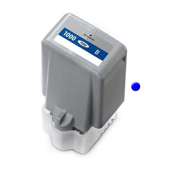 Show details for Compatible PFI-1000Blue (0555C002) Blue Pigment Ink Cartridge (80 ml) Picture of Compatible PFI-1000Blue (0555C002) Blue Pigment Ink Cartridge (80 ml)