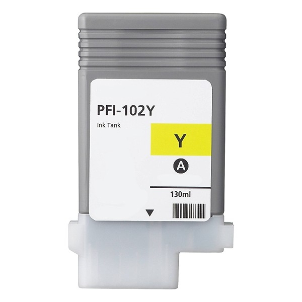 Show details for Compatible 0898B001AA (PFI-102Y) Yellow Inkjet Cartridge (130 Yield) Picture of Compatible 0898B001AA (PFI-102Y) Yellow Inkjet Cartridge (130 Yield)