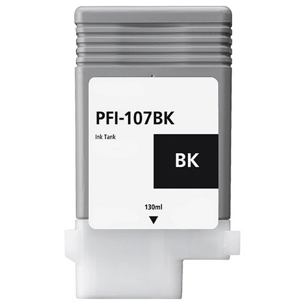 Show details for Compatible 6705B001 (PFI-107Bk) Black Ink Cartridge (130 Yield) Picture of Compatible 6705B001 (PFI-107Bk) Black Ink Cartridge (130 Yield)