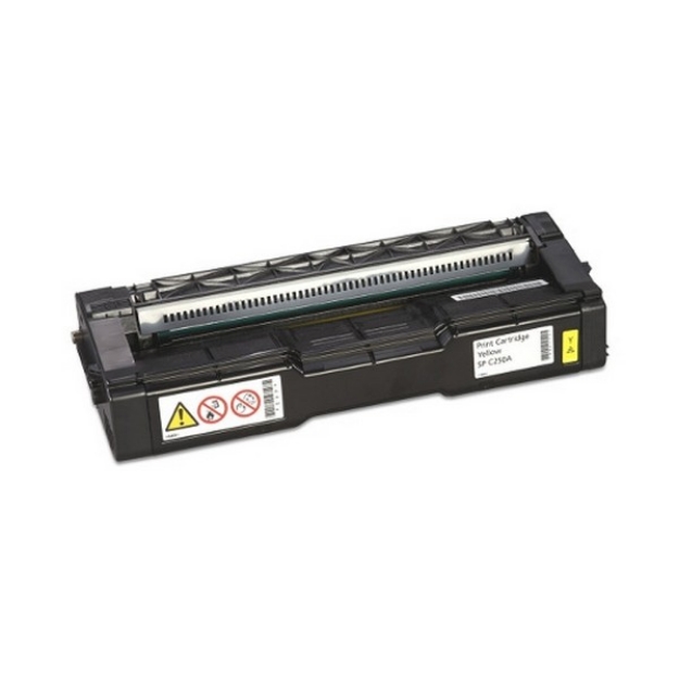 Picture of Compatible 407656 (Type C250HA) Yellow Toner Cartridge (6000 Yield)