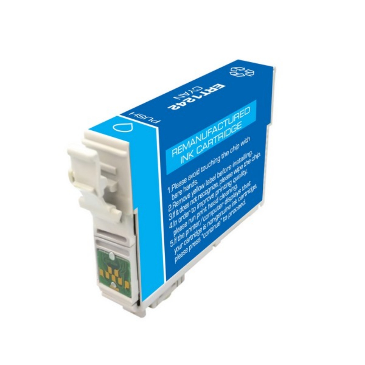 Picture of Compatible T124220 (Epson 124) Cyan Ink Cartridge