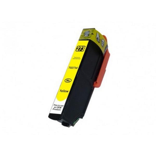 Show details for Compatible T273XL420 (Epson T273XL) High Yield Yellow Inkjet Cartridge (650 Yield) Picture of Compatible T273XL420 (Epson T273XL) High Yield Yellow Inkjet Cartridge (650 Yield)