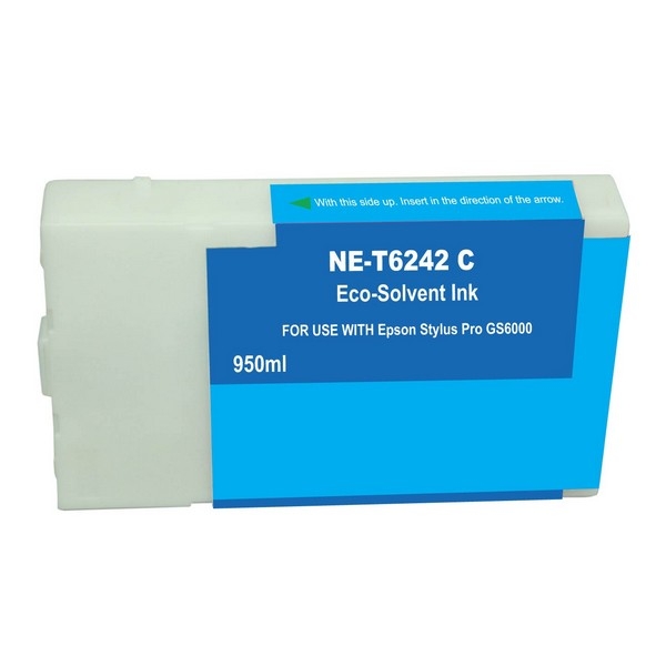 Show details for Compatible T624200 Cyan UltraChrome GS Ink Cartridge (950 ml) Picture of Compatible T624200 Cyan UltraChrome GS Ink Cartridge (950 ml)