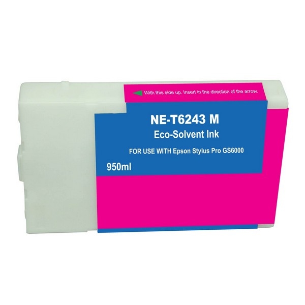 Show details for Compatible T624300 Magenta UltraChrome GS Ink Cartridge (950 ml) Picture of Compatible T624300 Magenta UltraChrome GS Ink Cartridge (950 ml)