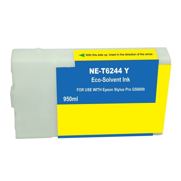 Show details for Compatible T624400 Yellow UltraChrome GS Ink Cartridge (950 ml) Picture of Compatible T624400 Yellow UltraChrome GS Ink Cartridge (950 ml)