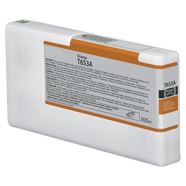 Show details for Compatible T653A00 Orange UltraChrome HDR Ink Cartridge (200 ml) Picture of Compatible T653A00 Orange UltraChrome HDR Ink Cartridge (200 ml)