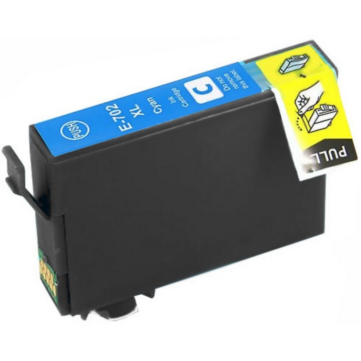 Picture of Compatible T702XL220 (Epson 702XL) Ultra High Yield Cyan Inkjet Cartridge (950 Yield)