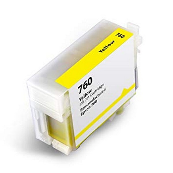 Show details for Compatible T760420 (Epson 760) Yellow Ink Cartridge (32 ml) Picture of Compatible T760420 (Epson 760) Yellow Ink Cartridge (32 ml)