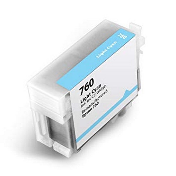 Show details for Compatible T760520 (Epson 760) Light Cyan Ink Cartridge (32 ml) Picture of Compatible T760520 (Epson 760) Light Cyan Ink Cartridge (32 ml)