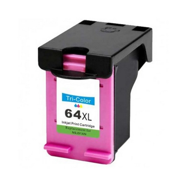 Show details for Ninestar Eco-Saver N9J91AN, NH-R0064xlC-T3 (HP 64XL) Tri-Color OEM printhead and ink tank set (equal to 3 HP 64xl Color Cartridges) Picture of Ninestar Eco-Saver N9J91AN, NH-R0064xlC-T3 (HP 64XL) Tri-Color OEM printhead and ink tank set (equal to 3 HP 64xl Color Cartridges)