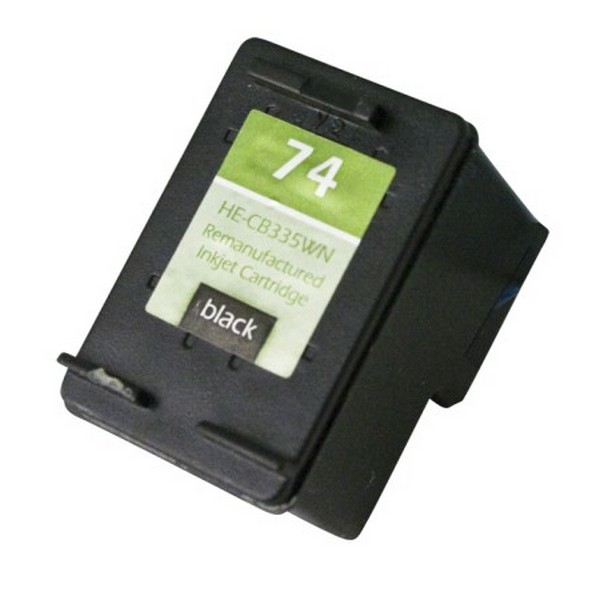 Show details for Compatible CB335WN (HP 74) Black Ink Cartridge (200 Yield) Picture of Compatible CB335WN (HP 74) Black Ink Cartridge (200 Yield)