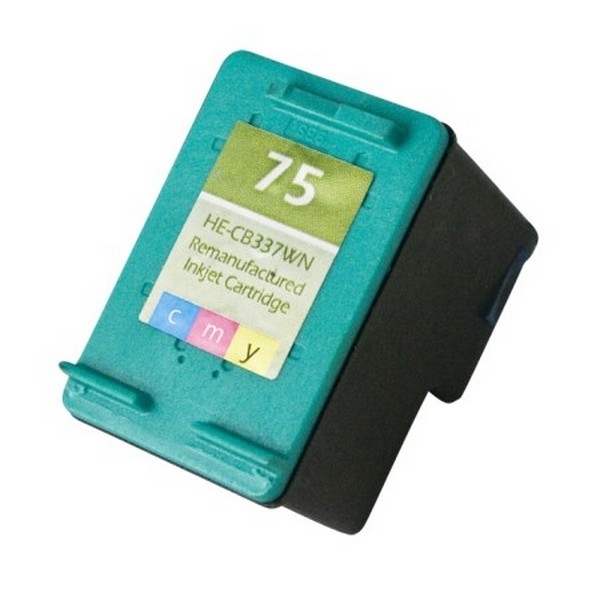 Show details for Compatible CB337WN (HP 75) Tri-Color Ink Cartridge (170 Yield) Picture of Compatible CB337WN (HP 75) Tri-Color Ink Cartridge (170 Yield)