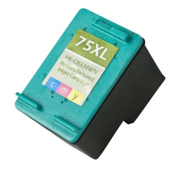 Show details for Compatible CB338WN (HP 75XL) High Yield Tri-Color Inkjet Cartridge (520 Yield) Picture of Compatible CB338WN (HP 75XL) High Yield Tri-Color Inkjet Cartridge (520 Yield)