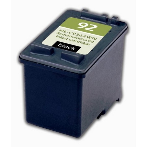 Show details for Compatible C9362WN (HP 92) Black Ink Cartridge (960 Yield) Picture of Compatible C9362WN (HP 92) Black Ink Cartridge (960 Yield)