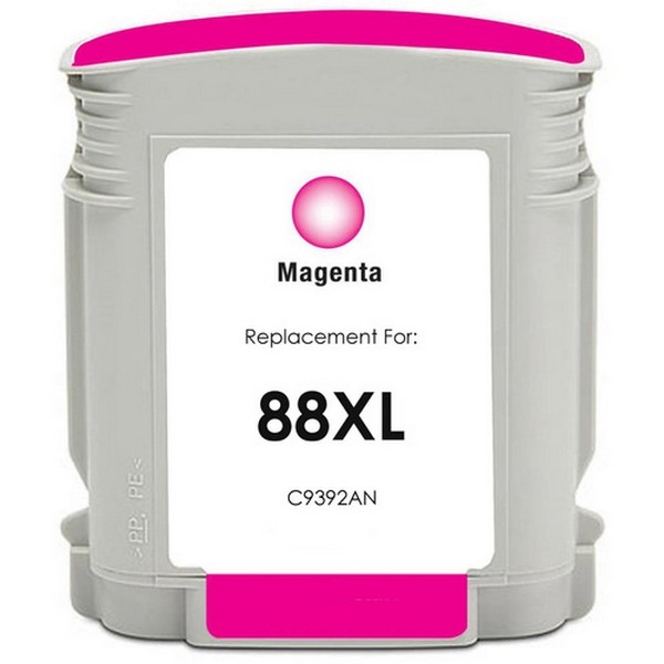 Show details for Compatible C9392AN (HP 88XL) High Yield Magenta Inkjet Cartridge (1540 Yield) Picture of Compatible C9392AN (HP 88XL) High Yield Magenta Inkjet Cartridge (1540 Yield)