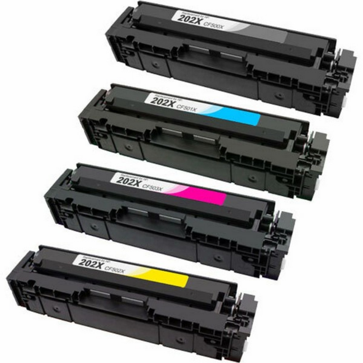 Picture of Bundled CF510A, CF511A, CF512A, CF513A (HP 204A) Black, Cyan, Magenta, Yellow Toner Cartridges