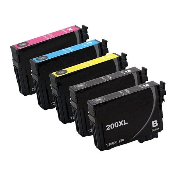 Show details for Value Bundle T200XL120, T200XL220, T200XL320, T200XL420 (Epson T200XL) High Yield 2 Black, Cyan, Magenta, Yellow Ink Cartridges (5 pack) Picture of Value Bundle T200XL120, T200XL220, T200XL320, T200XL420 (Epson T200XL) High Yield 2 Black, Cyan, Magenta, Yellow Ink Cartridges (5 pack)
