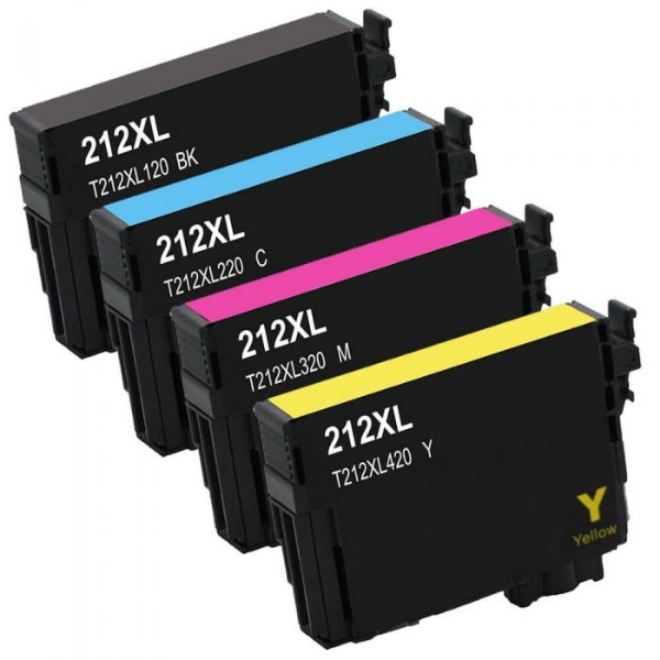 Show details for Value Bundle T212XL120, T212XL220, T212XL320, T212XL420 (Epson T212XL) High Yield 2 Black, Cyan, Magenta, Yellow Ink Cartridges (5 pack) Picture of Value Bundle T212XL120, T212XL220, T212XL320, T212XL420 (Epson T212XL) High Yield 2 Black, Cyan, Magenta, Yellow Ink Cartridges (5 pack)